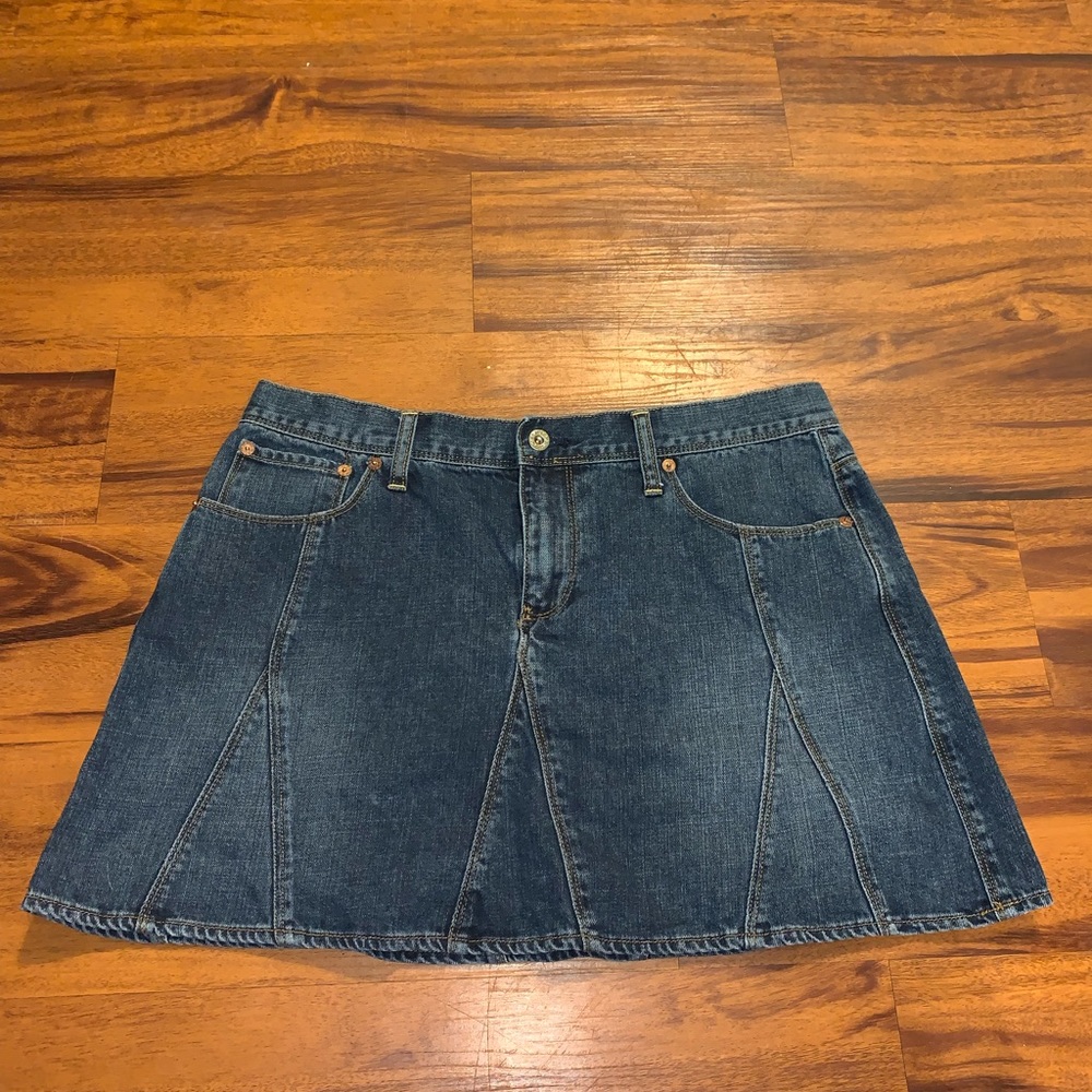 Polo Jeans ladies denim mini skirt.